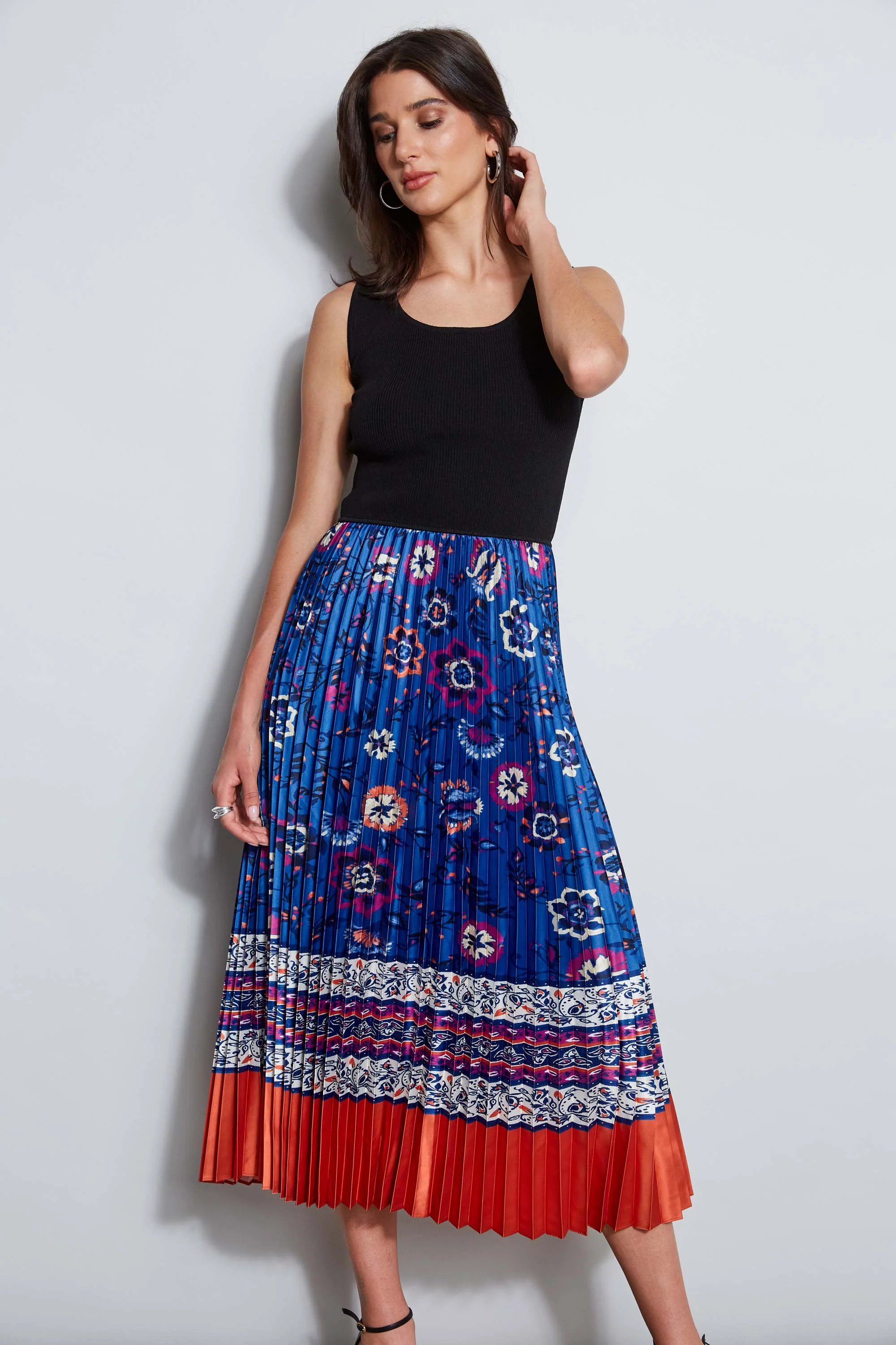 Twilight Pleated Dress - Inholu